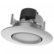 Satco Products S11855 - 7.5 Watt; LED Retrofit Downlight; Gimbaled; 120 Volt; CCT Selectable; Brushed Nickel Finish