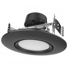 Satco Products S11857 - 10.5 Watt; LED Retrofit Downlight; Gimbaled; 120 Volt; CCT Selectable; Black Finish