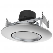 Satco Products S11858 - 10.5 Watt; LED Retrofit Downlight; Gimbaled; 120 Volt; CCT Selectable; Brushed Nickel Finish