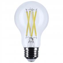 Satco Products S12469 - 10.5 Watt A19 LED; Medium Base; Clear; 3500K CCT; 120 Volt