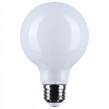 Satco Products S12483 - 6 Watt G25 LED; Medium Base; White Finish; 3500K CCT; 120 Volt