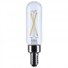 Satco Products S12518 - 2.8 Watt T6 LED; Candelabra Base; Clear; 3000K CCT; 120 Volt
