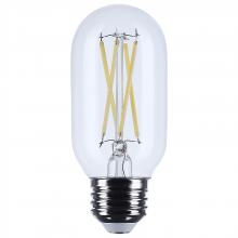Satco Products S12534 - 5.5 Watt T14 LED; Medium Base; Clear; 3000K CCT; 120 Volt