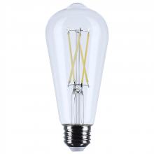 Satco Products S12535 - 5 Watt ST19 LED; Medium Base; Clear; 5000K CCT; 120 Volt