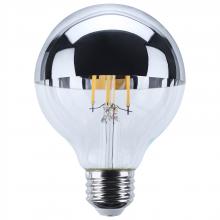 Satco Products S12541 - 5.5 Watt G25 LED; Medium Base; 2700K CCT; Silver Crown; 60 Watt Replacement
