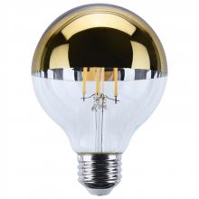 Satco Products S12542 - 5.5 Watt G25 LED; Medium Base; 2700K CCT; Gold Crown; 60 Watt Replacement