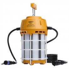 Satco Products S13171 - 100 Watt LED Hi-Pro Temp Work Light; 5000K; Corncob Shape; 80 CRI; Orange Finish