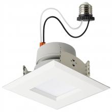 Satco Products S18802 - LED Retrofit Downlight; 5.5/6.5/8 Wattage Selectable; CCT and Lumens Selectable; 120 Volt;