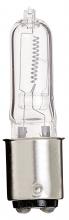 Satco Products S3488 - 100 Watt; Halogen; T4; Clear; 2000 Average rated hours; 1700 Lumens; DC Bay base; 120 Volt; Carded