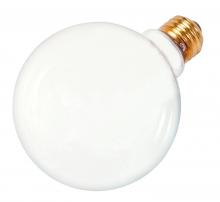 Satco Products S3655 - 100 Watt G30 Incandescent; White; 2500 Average rated hours; 920 Lumens; Medium base; 120 Volt