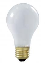 Satco Products S3929 - 100 Watt A19 Incandescent; Frost; 5000 Average rated hours; 960 Lumens; Medium base; 130 Volt;