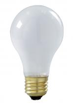 Satco Products S3935 - 100 Watt A21 Incandescent; Frost; 5000 Average rated hours; 1030 Lumens; Medium base; Rough service;