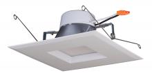 Satco Products S39770 - 11.5 watt LED Downlight Retrofit; 5-6 inch square shape; 2700K; 120 volt; White Finish