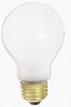 Satco Products S4079/TF - 100 Watt A19 Incandescent; White; 1000 Average rated hours; 1178 Lumens; Medium base; 230 Volt;