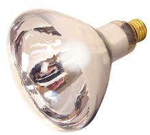Satco Products S4750/TF - 125 Watt R40 Incandescent; Clear Heat; 6000 Average rated hours; Medium base; 120 Volt; Shatterproof