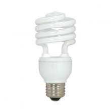 Satco Products S5521 - 15 Watt; Mini Spiral Compact Fluorescent; 5000K; 82 CRI; Medium base; 120 Volt