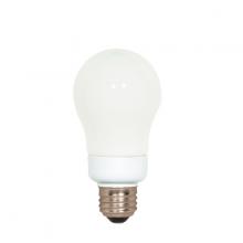 Satco Products S5564 - 7 Watt; A19 Compact Fluorescent; 2700K; 82 CRI; Medium base; 120 Volt