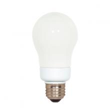 Satco Products S5568 - 9 Watt; A19 Compact Fluorescent; 2700K; 82 CRI; Medium base; 120 Volt