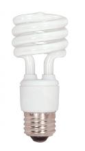 Satco Products S7218/TF - 13 Watt; Mini Spiral Compact Fluorescent; 4100K; 82 CRI; Medium base; 120 Volt; Shatter Proof