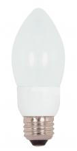 Satco Products S7314 - 5 Watt; B11 Compact Fluorescent; 2700K; 82 CRI; Medium base; 120 Volt