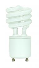 Satco Products S8208/TF - 13 Watt; Mini Spiral Compact Fluorescent; 4100K; 82 CRI; GU24 base; 120 Volt; Shatter Proof