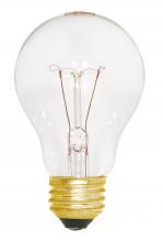 Satco Products S8516 - 100 Watt A19 Incandescent; Clear; 20000 Average rated hours; Medium base; 120 Volt; 4/Pack