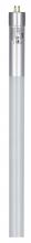 Satco Products S8693 - 12 Watt T5 LED; Miniature bi-pin base; 3500K; 50000 Average rated hours; 1400 Lumens; 120-277 Volt;