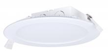 Satco Products S9063 - 11.6 watt LED Direct Wire Downlight; Edge-lit; 5-6 inch; 4000K; 120 volt; Dimmable