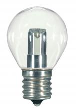 Satco Products S9167 - 1 Watt LED; S11; Clear; 2700K; Intermediate base; 120 Volt; Carded