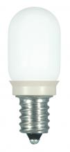 Satco Products S9176 - 0.8 Watt LED; T6; Frost; 2700K; Candelabra base; 120 Volt; Carded