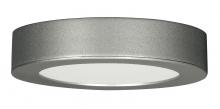 Satco Products S9194 - 13.5 watt; 7" Flush Mount LED Fixture; 3000K; Deep Dish; Satin Nickel; 120 volts