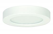 Satco Products S9320 - 10.5 watt; 5.5" Flush Mount LED Fixture; 2700K; Round Shape; White Finish; 120 volts