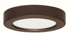 Satco Products S9322 - 10.5 watt; 5.5" Flush Mount LED Fixture; 2700K; Round Shape; Bronze Finish; 120 volts