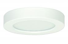 Satco Products S9323 - 10.5 watt; 5.5" Flush Mount LED Fixture; 3000K; Round Shape; White Finish; 120 volts