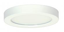 Satco Products S9328 - 13.5 watt; 7" Flush Mount LED Fixture; 2700K; Round Shape; White Finish; 120 volts