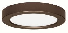 Satco Products S9330 - 13.5 watt; 7" Flush Mount LED Fixture; 2700K; Round Shape; Bronze Finish; 120 volts