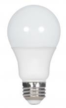 Satco Products S9705 - 10 watt; A19 LED; 2700K; Medium base; 220' beam spread; 90CRI; 120 volts; 4-Pack