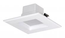 Satco Products S9756 - 10 watt LED Downlight Retrofit; 4 inch square shape; 2700K; 120 volt