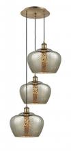 Innovations Lighting 113B-3P-AB-G96-L - Fenton - 3 Light - 18 inch - Antique Brass - Cord Hung - Multi Pendant