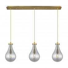 Innovations Lighting 123-451-1P-BB-G451-7SM - Owego - 3 Light - 37 inch - Brushed Brass - Linear Pendant