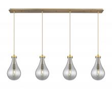 Innovations Lighting 124-451-1P-BB-G451-7SM - Owego - 4 Light - 49 inch - Brushed Brass - Linear Pendant