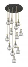Innovations Lighting 132BK-451-1P-BB-G451-7SM - Owego - 13 Light - 32 inch - Brushed Brass - Multi Pendant