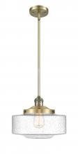Innovations Lighting 201S-AB-G694-12 - Bridgeton - 1 Light - 12 inch - Antique Brass - Stem Hung - Mini Pendant