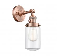 Innovations Lighting 203SW-AC-G312-LED - Dover - 1 Light - 5 inch - Antique Copper - Adjustable Sconce