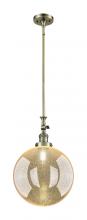 Innovations Lighting 206-AB-G208-12 - Beacon - 1 Light - 12 inch - Antique Brass - Stem Hung - Adjustable Mini Pendant