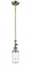 Innovations Lighting 206-AB-G314-LED - Dover - 1 Light - 5 inch - Antique Brass - Stem Hung - Adjustable Mini Pendant