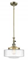 Innovations Lighting 206-AB-G694-12-LED - Bridgeton - 1 Light - 12 inch - Antique Brass - Stem Hung - Mini Pendant