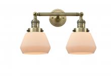 Innovations Lighting 208-AB-G171 - Fulton - 2 Light - 17 inch - Antique Brass - Adjustable Bath Vanity Light