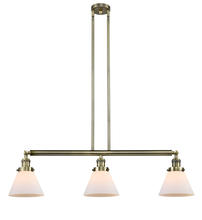 Innovations Lighting 213-AB-G41 - Cone - 3 Light - 40 inch - Antique Brass - Stem Hung - Island Light