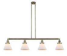 Innovations Lighting 214-AB-G41 - Cone - 4 Light - 52 inch - Antique Brass - Stem Hung - Adjustable Island Light